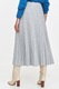 Top Secret, Fusta cu pliuri si talie inalta, Gri deschis, 36