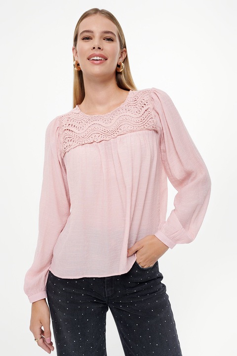 GreenPoint, Bluza cu maneci lungi, Roz pastel