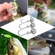 25db Jig Ball készlet, SINBINTA, korrózióálló, robusztus és strapabíró, 10 horgászcsalikkal, szögesdrót hegyével, tökéletes vacakokhoz, sügérhez, pisztránghoz, ürömhöz, kékkocsányhoz és más halfajtákhoz, 3,5/5/7/10/14g, fém, ezüst