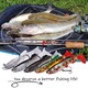 5 db-os gumicsali készlet Jig Hook-al, SINBINTA, csuka alakú, evezőfarkú wobbler, valósághű mozgás, csali horgászathoz süllőre, pisztrángra, pontyra friss vagy sós vízben, 7,5 cm, 12 g, többszínű