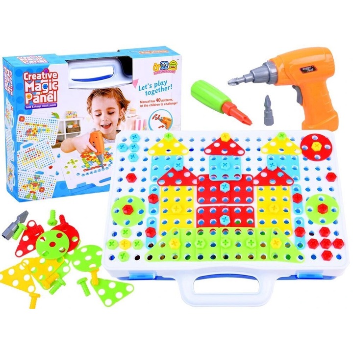 Mamido Creative магическа дъска с бормашина 151 бр