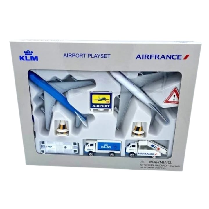 Игра летище KLM и Air France, 14 см, мащаб 1:500