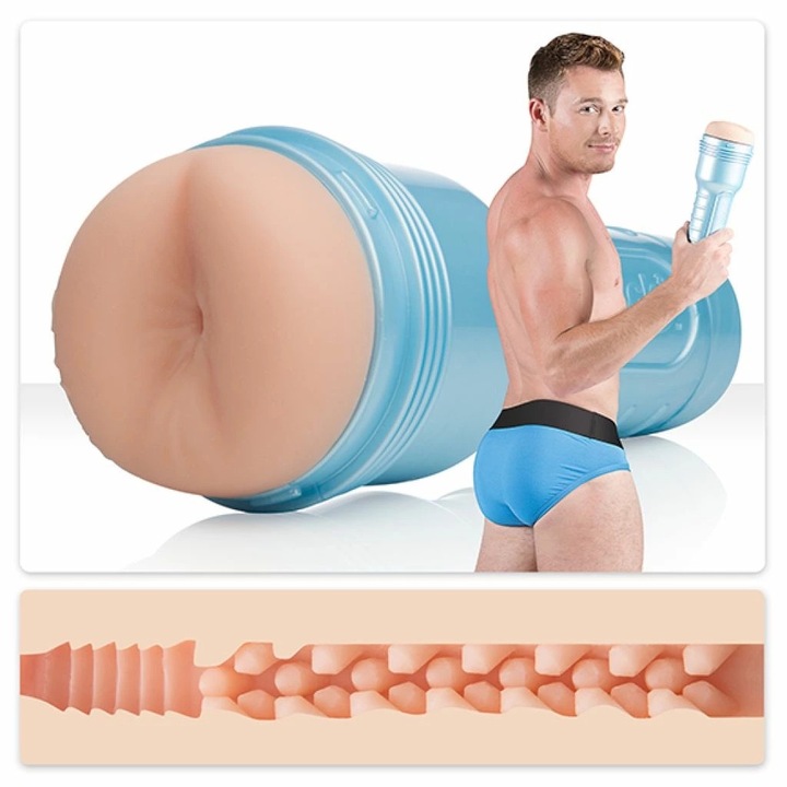 Мастурбатор Fleshjack Boys, Tylek Brent Corrigan, SuperSkin, Bliss Structure, Многоцветен, 10x15cm