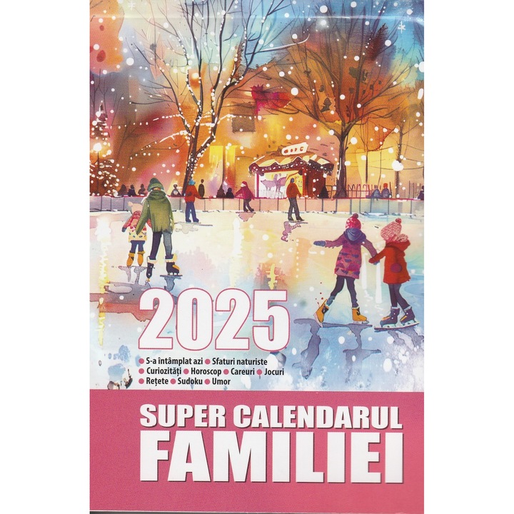 Super calendarul familiei 2025 - 365 file - editura Alias
