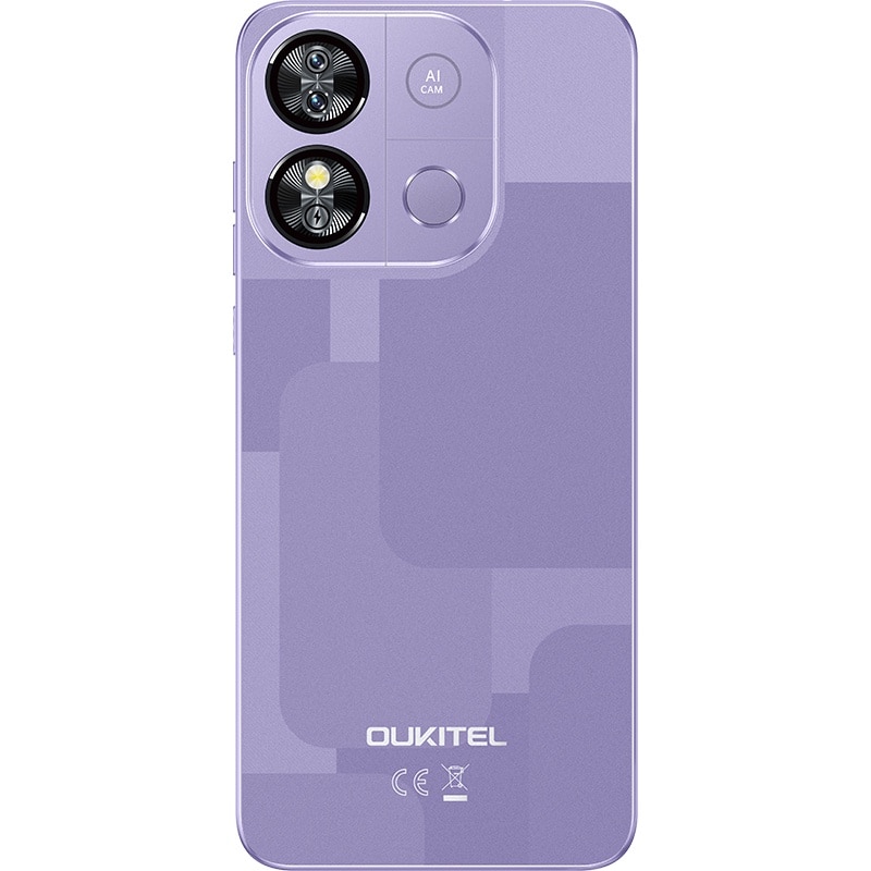 OUKITEL C57 Pro 16GB/128GB パープルsim フリー Telefon Mobil OUKITEL C57 PRO, 16GB RAM + 128GB ROM, Android