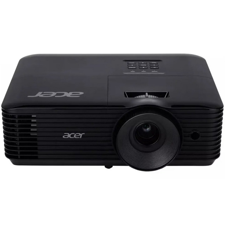 Видеопроектор Acer X119H, SVGA 800x600, 4800 лумена, Високоговорител 3W, HDMI, DLP 3D Ready, HDMI 3D Ready, Черен