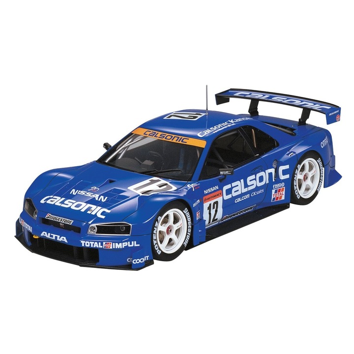 Macheta Automodel de construit Tamiya Nissan Calsonic Skyline GT-R R34 1:24 TAM 24219
