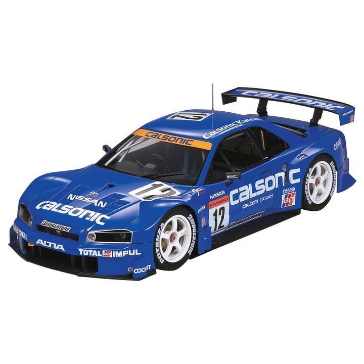 Macheta Automodel de construit Tamiya Nissan Calsonic Skyline GT-R +14ani 1:24 TAM 24184