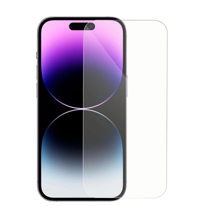Intelli átlátszó tokbarát üvegfólia, OPPO Reno12 FS / Reno12 F telefonnal kompatibilis, 0.33mm, 9H, 2.5D, csak a sík felületet védi