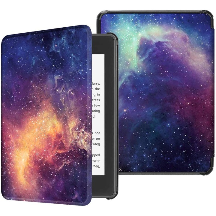Калъф за Kindle Paperwhite 2024 (12-то поколение) 7 инча / Kindle Colorsoft Signature Edition 7 инча тънък, ултра лек, функция за сън/събуждане, магнитно затваряне - solar system