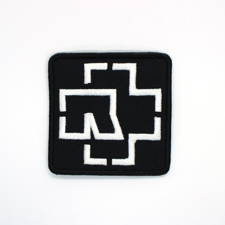 Petic brodat Brodcraft - Rammstein rock, 8x8 cm
