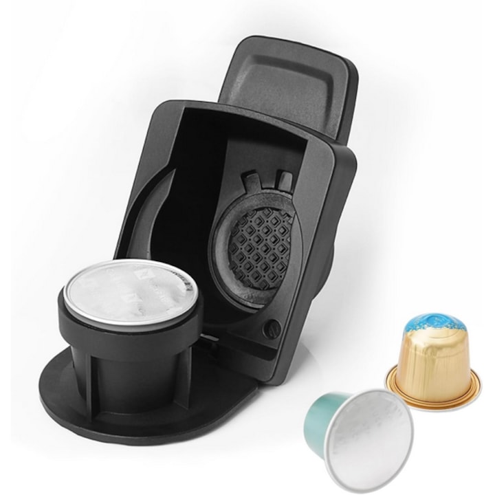 Adaptor, iCafilas, Pentru capsule Nespresso, Compatibil cu aparatele de cafea Dolce Gusto, Suport capsule Nespresso