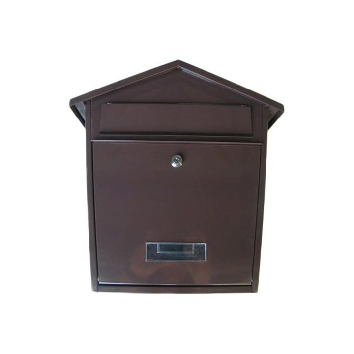 Postaláda házikó 38 x 36 x 13 cm barna