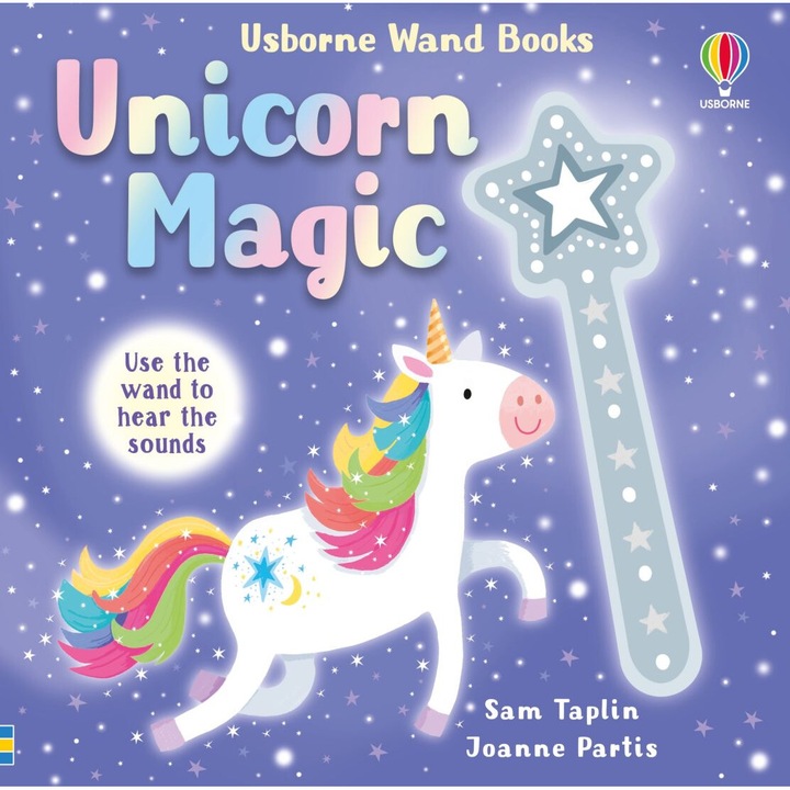 Carte pentru copii, Usborne, Wand Books: Unicorn Magic, 3+ ani