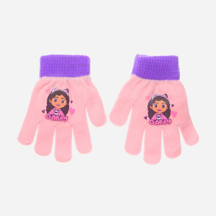 Manusi textil fete Gabby's Dollhouse Love 27449, Roz, Unica