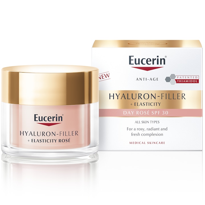 Дневен крем Eucerin Rose Hyaluron-Filler + Elasticity FPS30, 50 мл