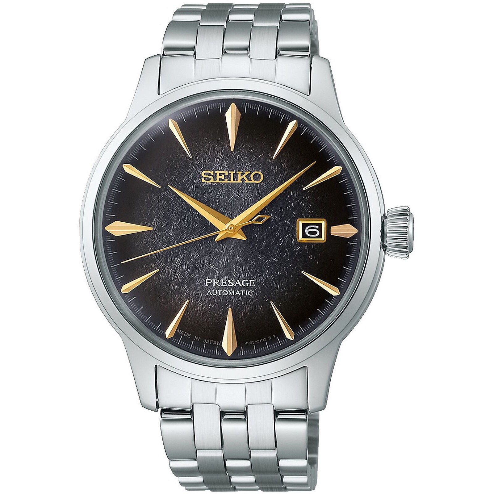 Ceas Seiko Presage Limited Edition, automat, 41mm, argintiu, gri