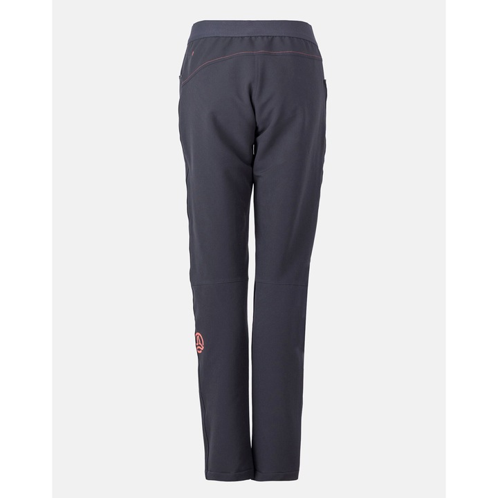 Pantaloni Femei Strech pentru drumetii montane TERNUA FELKIN W Whales Grey/ Living Coral, Gri/Roz inchis