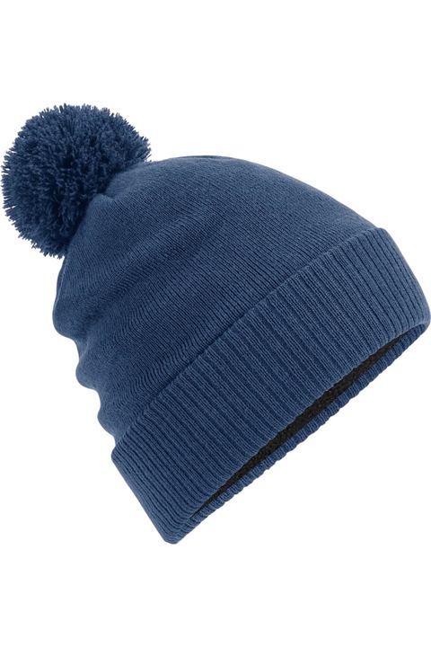 Шапка Beechfield Snowstar за възрастни, стоманено синя един размер