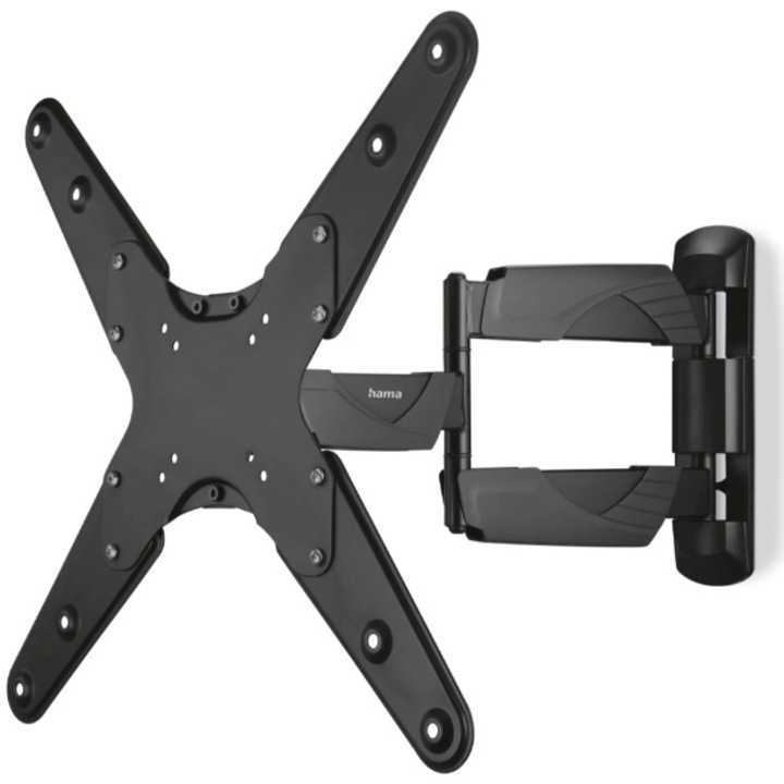 Стойка за телевизор Hama 220828, Стенна, Full Motion, 32"-65" (81-165 см), 35 кг, Черен