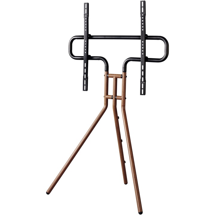 Стойка за телевизор Hama Easel Design 118092, Стенна, Регулируема височина, 37"-75" (94-191 см), 40 кг, Кафяв