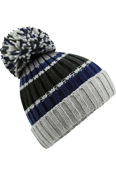 Шапка за възрастни, Beechfield Hygge стоманено синя един размер