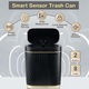 Cos de gunoi Inteligent JFYU, 8L, senzor de miscare Infrarosu, rezistent la apa IPX5, negru/auriu
