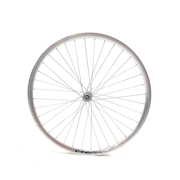 Roata fata dubla DSX, biciclete 28 inch, culoare argintiu