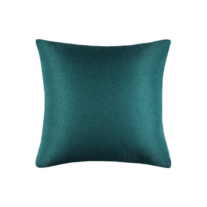 Perna, Stof, Copenhague, Design Modern, Materiale Durabile, Tesatura Distincta, 50x50, Turcoaz