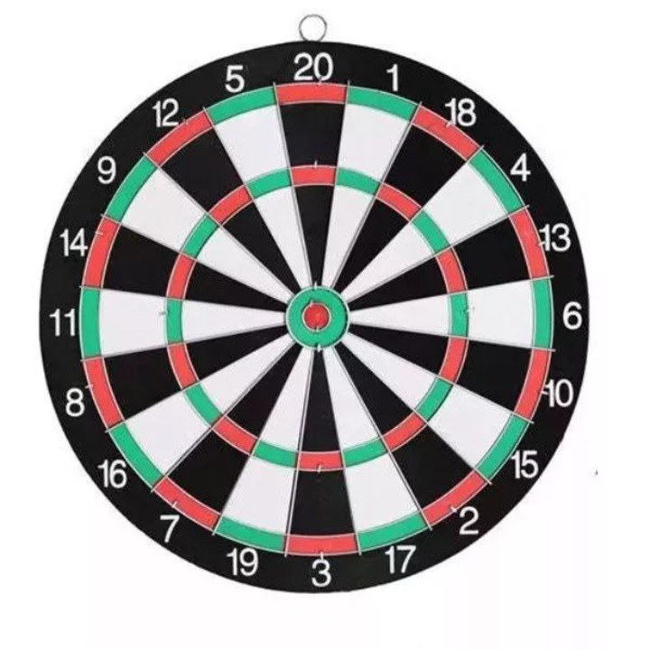 Kétoldalas darts tábla - 38 cm, 6 db nyíllal