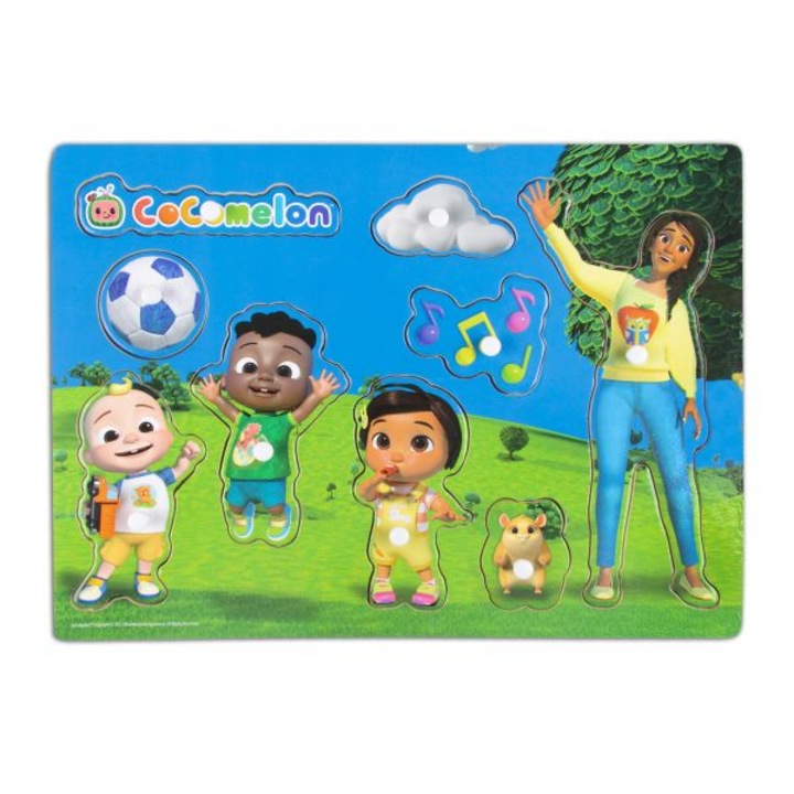 CoComelon: Fa formakirakó puzzle - Móka a szabadban
