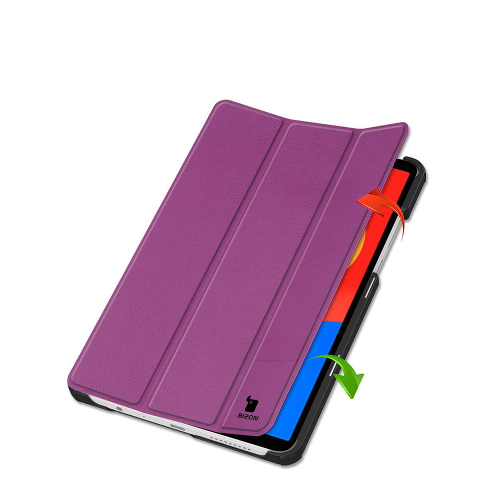 Husa tableta Bizon Case Tab Croc pentru Xiaomi Redmi Pad SE 8.7, Violet