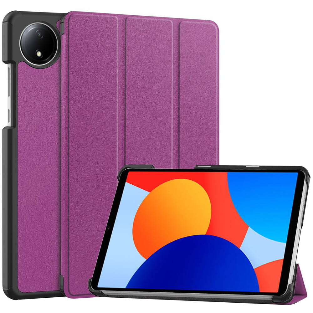 Husa tableta Bizon Case Tab Croc pentru Xiaomi Redmi Pad SE 8.7, Violet
