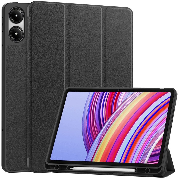 Калъф за таблет, Bizon Case Tab Lizard, Xiaomi Redmi Pad Pro 12.1, Черно