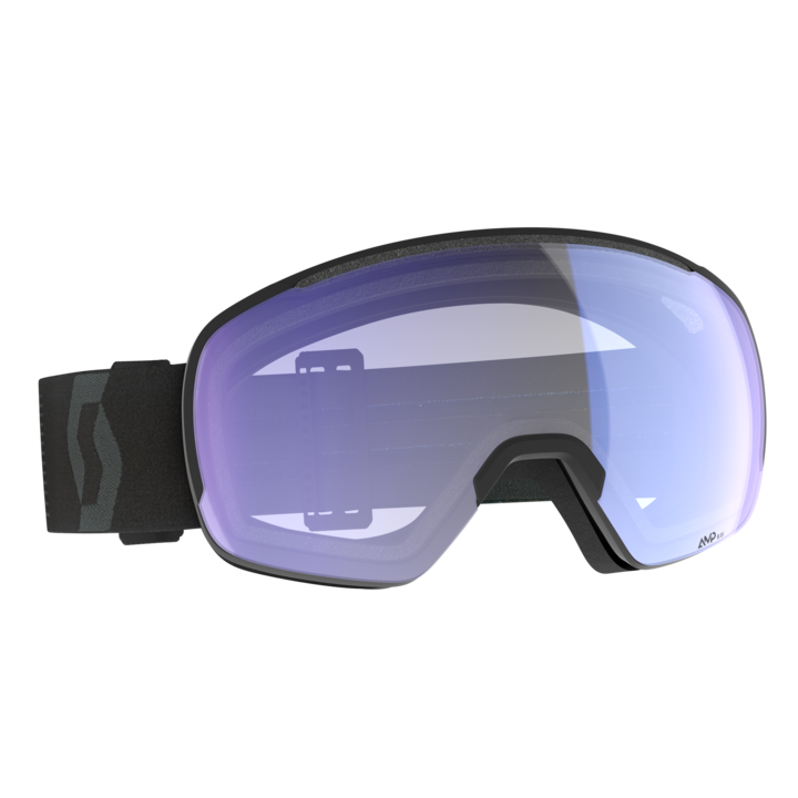 Ски очила Scott Sphere OTG, Черна рамка + Леща AMP illuminator blue chrom