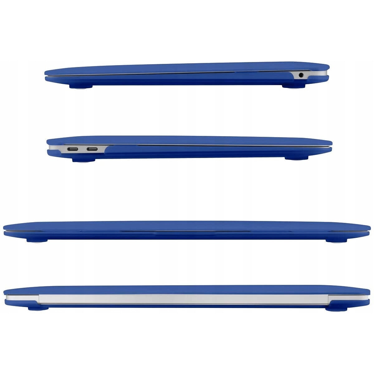 Carcasa Laptop, Novaza Tech, Smartshell, Compatibila cu MacBook Air 13 inch 2020/2019, Design slim, Rezistenta la socuri, Rezistenta la zgarieturi, Vinil, Albastru