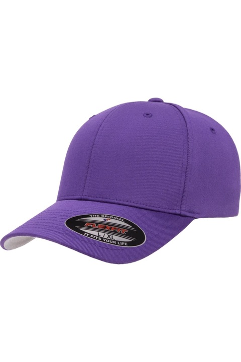 Flexfit бейзболна шапка за възрастни, лилава, Тъмновиолетов