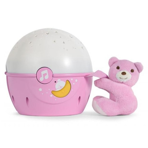 Lampa Chicco de Veghe Muzicala Aproape de Stele Roz