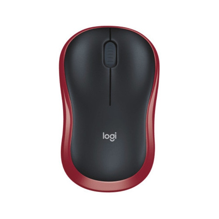 Мишка Logitech M185, USB, Червен
