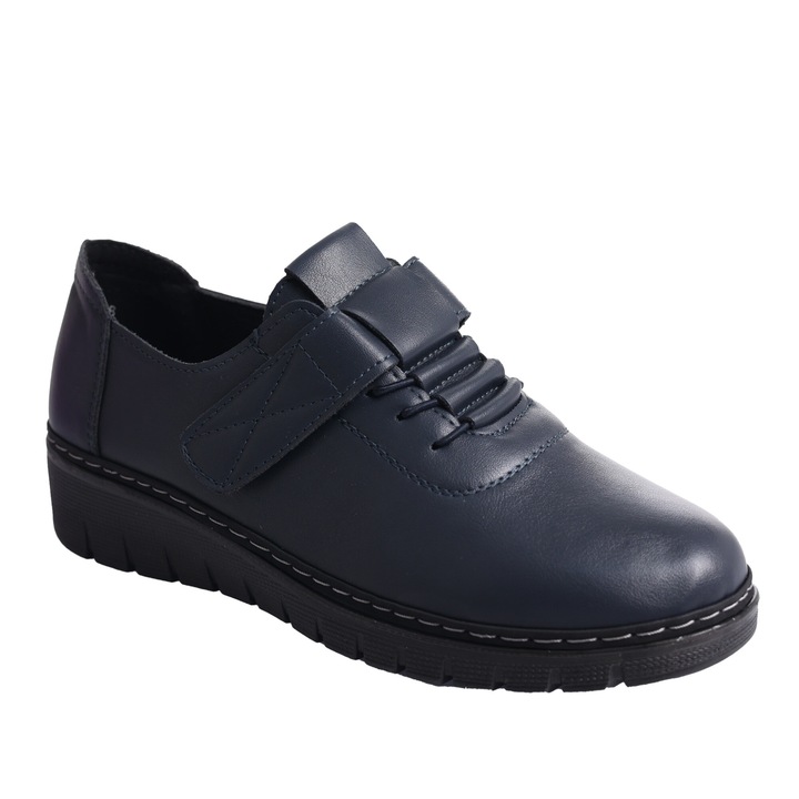 Pantofi, Moda Stil, Magaly, Piele ecologica, Bleumarin, Bleumarin