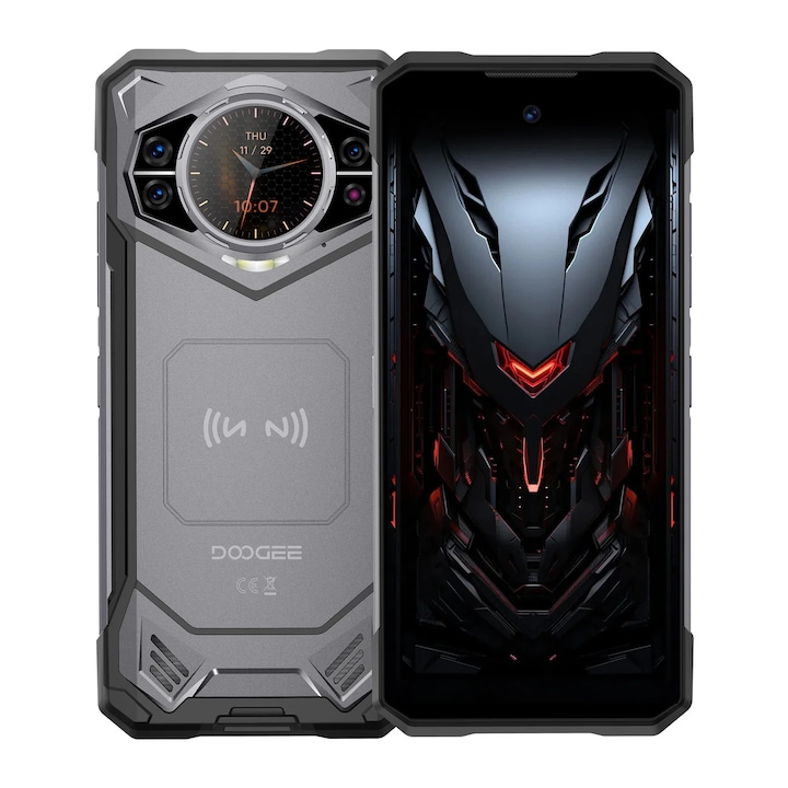 Мобилен телефон Doogee S200, Сив, 6.72", 12GB RAM, 256GB ROM