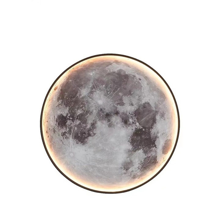 Стенна лампа Moonlitled, 3D, LED