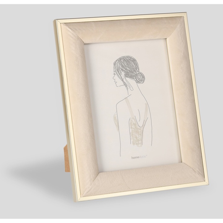 Rama foto veloriso, bej