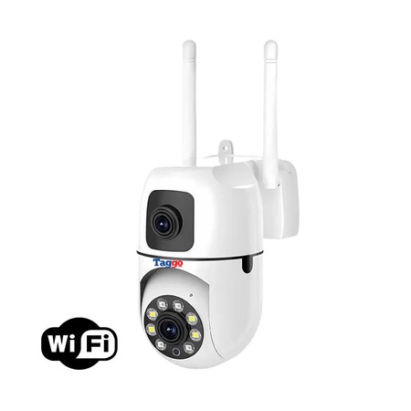 Camera Dubla, Alba, V380 Pro, 4MP, Zoom 355°, Vedere Nocturna ...