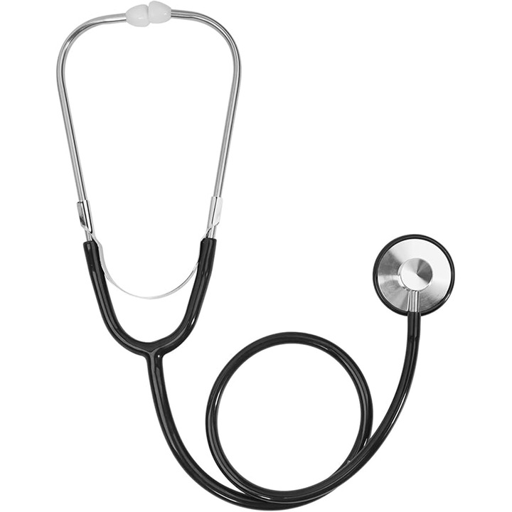Stetoscop portabil Cozevdnt, 18cm, aluminiu, PVC, 75g