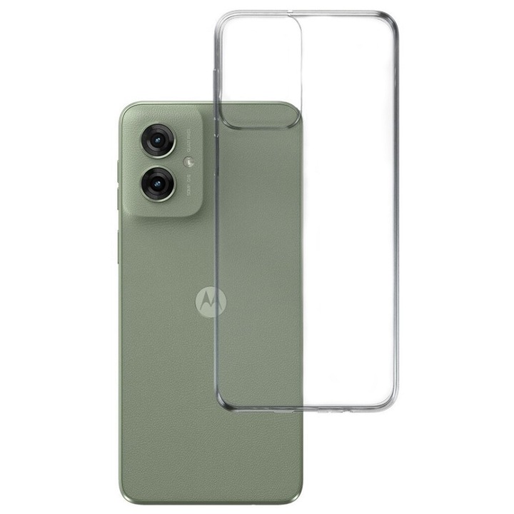 Motorola Moto G55 5G kompatibilis szilikon hátlaptok, vékony, átlátszó, 1mm