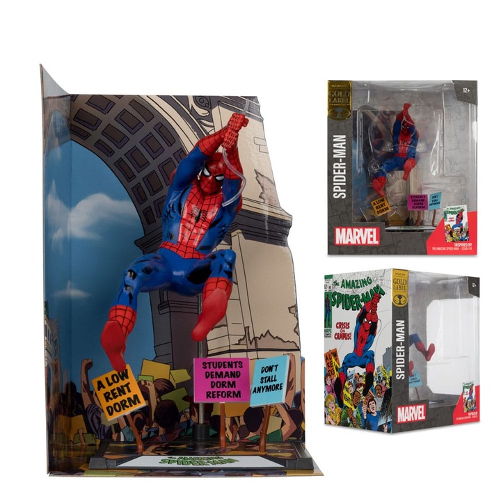 PVC фигурка Marvel, Spider-Man, Gold Label, 15 см