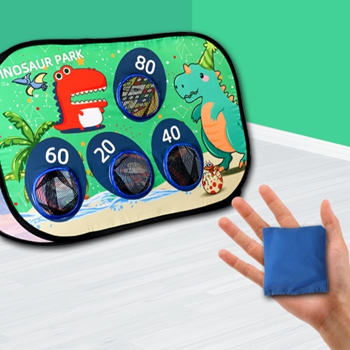 Gyerekjáték, Southern Sky, Homokzsák Dobálás, Nyilak, 8 Labda, 4 Zsák, Hordozható Táska, Interaktív, Dinoszaurusz Modell, 77.5x44.5x42 cm, Többszínű - kiváló minőség