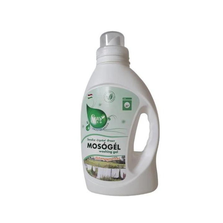 Senseco Crystal Green mosógél, illatmentes, 1, 5l