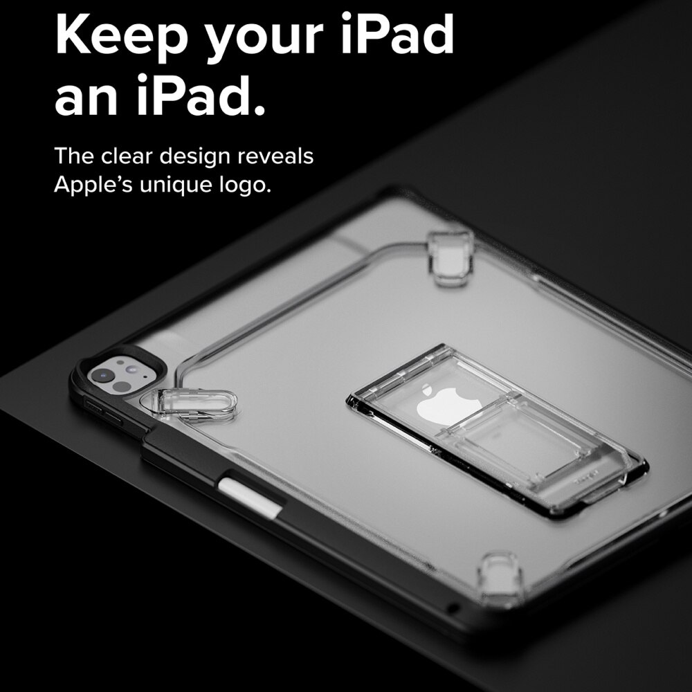 Husa pentru iPad Air 13 (2024) - Ringke Fusion Sketch Stand - Smoke Black